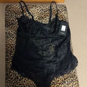 NWT Fashion Nova Brand Lace Teddy